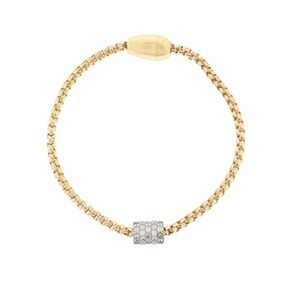 Pave CZ Cylinder Bracelet